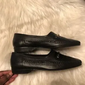 Bottino | Shoes | Bottino Black Leather Slip On Shoes Mens  display picture 3